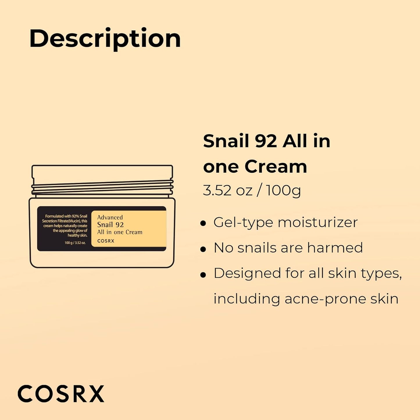COSRX Snail Cream