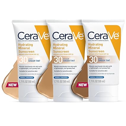 CeraVe Hydrating Mineral Sunscreen