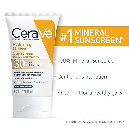 CeraVe Hydrating Mineral Sunscreen