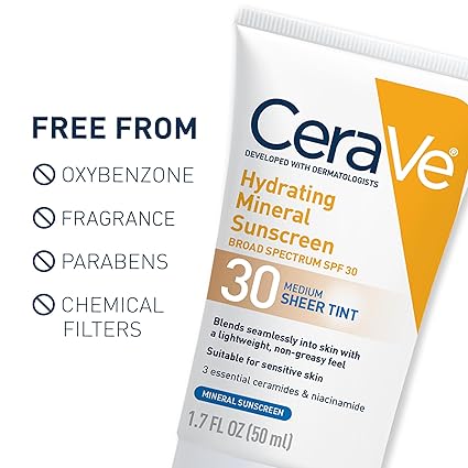 CeraVe Hydrating Mineral Sunscreen